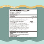 EOCUTE Super Greens   Organic Greens Powder to Reduce Bloat, Support Gut Health, Boost Immunity, Healthy Digestion for Women   Antioxidant Support   Spirulina   Chlorella   Tropical Splash