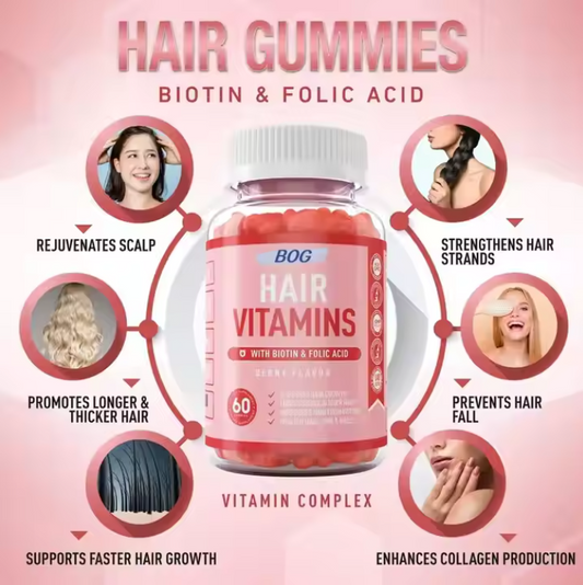 BOG Biotin Gummies forhair, skin, nail VITAMINS