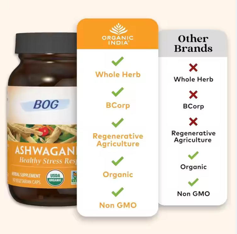 BOG gretrural ASHWAGANDHAHealthy Stress Response