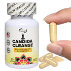EOCUTE Candida Cleanse   Gut   Colon Support (60 Capsules)   for Men   Women   Anti Yeast Overgrowth   Oregano Leaf, Wormwood, Black Walnut, Caprylic Acid Digestive Nutritional Supplements Edible Dietary Fitness Healthcare Optimum Boost