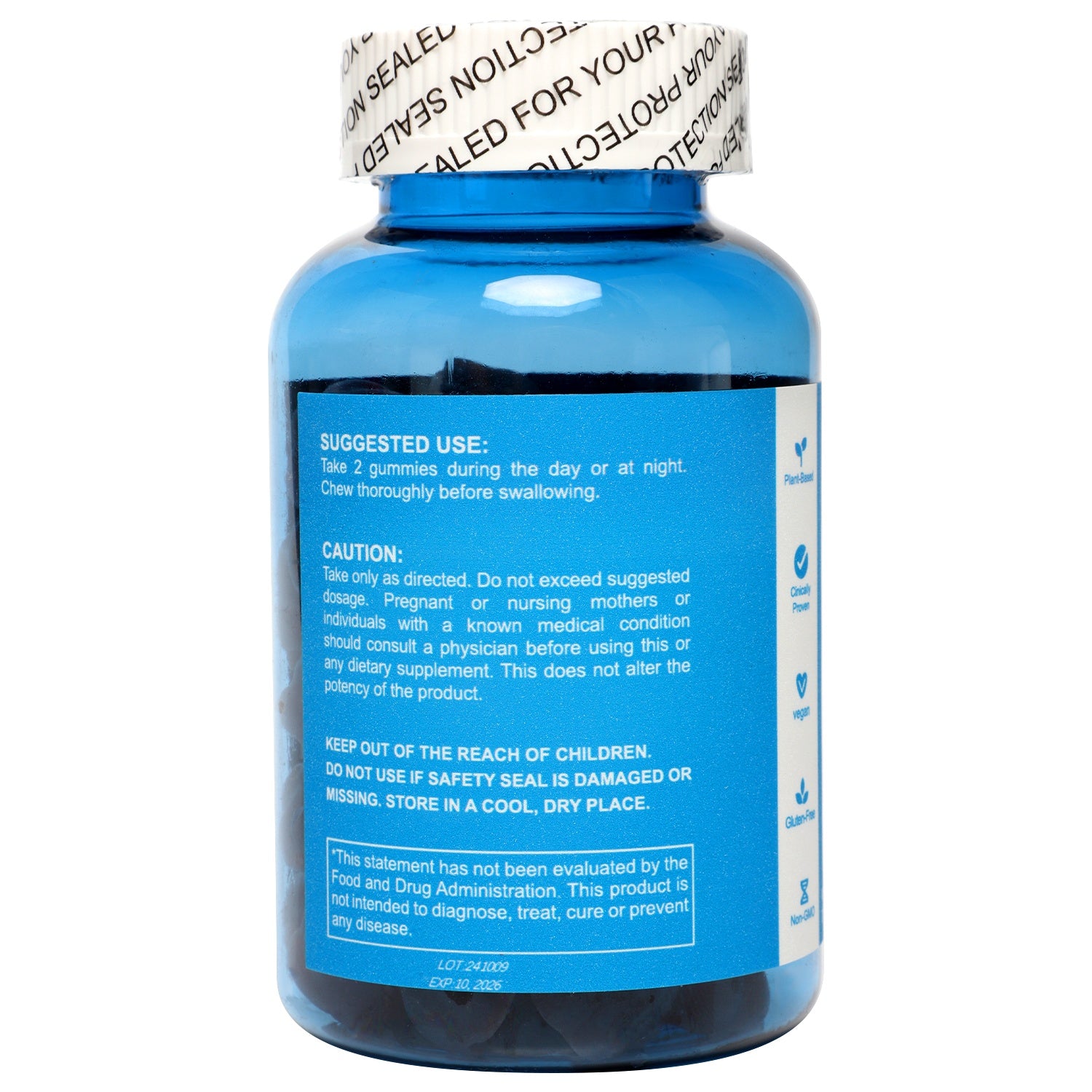 EOCUTE Ashwagandha   Vitamin D Gummies Gummy-Mixed Berry,KSM-66, Vegan, PlantBased,Non-GMO, Gluten-Free   Gelatin Free. for women and man,Vitamins Supplements