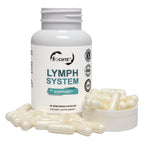 EOCUTE Lymph System Support Supplement   Lymphatic Drainage Supplement with Dandelion Extract, Cleavers, Burdock Powder   Reduce Swelling and Cleanse Lymph Hair/Skin/Nails Supplements Edible Fitness Dietary Healthcare Beauty Optimum