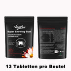VitalVibe Super Chewing Gum,Coconut Carbon Chewing Gum,Vitamin C,High xylitol content,Coconut Shell Activated Carbon,Teeth whitening, clear oral cavity, clean oral cavity.