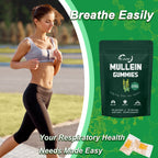 EOCUTE 9 in 1 Mullein Gummies for Lung Cleanse, Extra Strength 10000 MG(10:1 Extract) Mullein Leaf Extract w/Quercetin, Bromelain, Elderberry   Marshmallow for Respiratory, Immune, Vegan,60 Count Vitamins Supplements Edible Dietary Healthcare Fitness