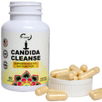 EOCUTE Candida Cleanse   Gut   Colon Support (60 Capsules)   for Men   Women   Anti Yeast Overgrowth   Oregano Leaf, Wormwood, Black Walnut, Caprylic Acid Digestive Nutritional Supplements Edible Dietary Fitness Healthcare Optimum Boost
