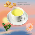 EOCUTE Yerba Mate Powder Minerals   Wellness Supplements Powdered Supplement Drink Mix | Peach Coffee Flavor and Sweet Orange  |  Magic   Instant Drink Powder  | 30 Servings Beverage Drinks