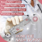 EOCUTE NR1000   NAD+ Berry Flavor Drink Mix  for Skin Aging Support, Energy, and Focus   30 packets