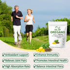 EOCUTE Oil of Oregano Softgels 6000mg Per Serving, 180 Pcs/Pack,2 in 1 Formulated with Black Seed Oil 200mg, 4X Strength Carvacrol   Thymoquinone,Plant Based.