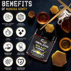 Organic shilajit Gummies by EOCUTE | Cane Sugar Free, Sweetened by Organic Manuka Honey | Clean Formula | Natural Fulvic   Humic Acid | Heart   Brain, Cellular Health | 60 Healthy Gummies