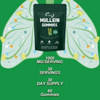 EOCUTE 9 in 1 Mullein Gummies for Lung Cleanse, Extra Strength 10000 MG(10:1 Extract) Mullein Leaf Extract w/Quercetin, Bromelain, Elderberry   Marshmallow for Respiratory, Immune, Vegan,60 Count Vitamins Supplements Edible Dietary Healthcare Fitness