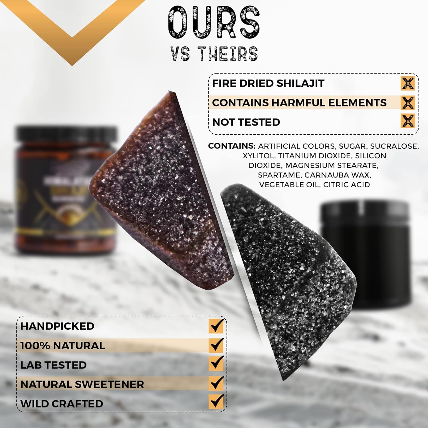 Organic shilajit Gummies by EOCUTE | Cane Sugar Free, Sweetened by Organic Manuka Honey | Clean Formula | Natural Fulvic   Humic Acid | Heart   Brain, Cellular Health | 60 Healthy Gummies