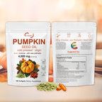 Pumpkin Seed Oil with Saw Palmetto, 4,000mg Per Serving, 180 Softgels | Cold Pressed, Pure Virgin Oil, Herbal Supplement | Supports Hair, Urinary, Bladder   Prostate Health | Non-GMO