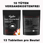 VitalVibe Super Chewing Gum,Coconut Carbon Chewing Gum,Vitamin C,High xylitol content,Coconut Shell Activated Carbon,Teeth whitening, clear oral cavity, clean oral cavity.