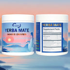 EOCUTE Yerba Mate Powder Minerals   Wellness Supplements Powdered Supplement Drink Mix | Peach Coffee Flavor and Sweet Orange  |  Magic   Instant Drink Powder  | 30 Servings Beverage Drinks