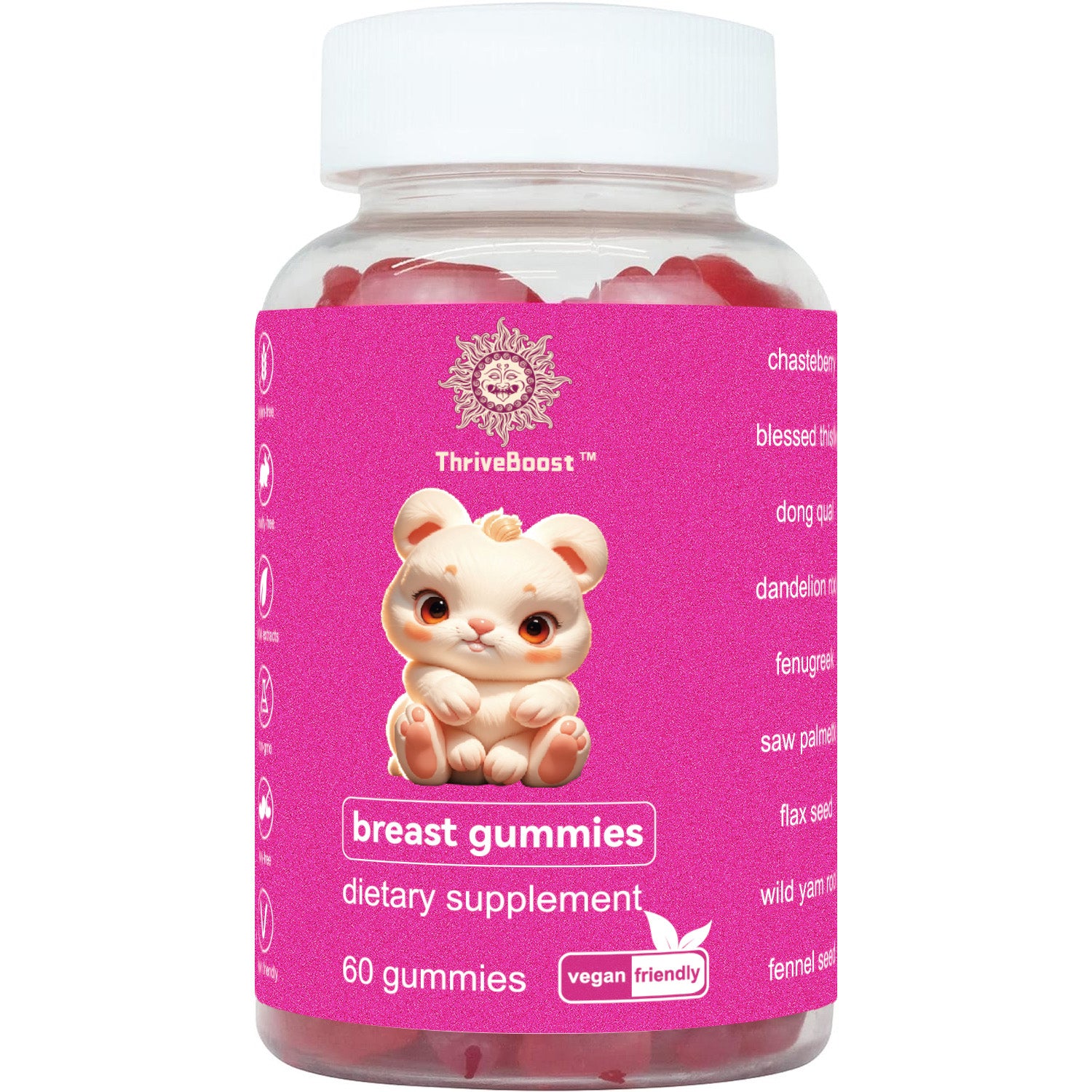 Top Support  Gummies-Workout Aid -Women s Support Supplement-Berry Flavored-Essential Herbs -Multivitamins Dietary Fitness