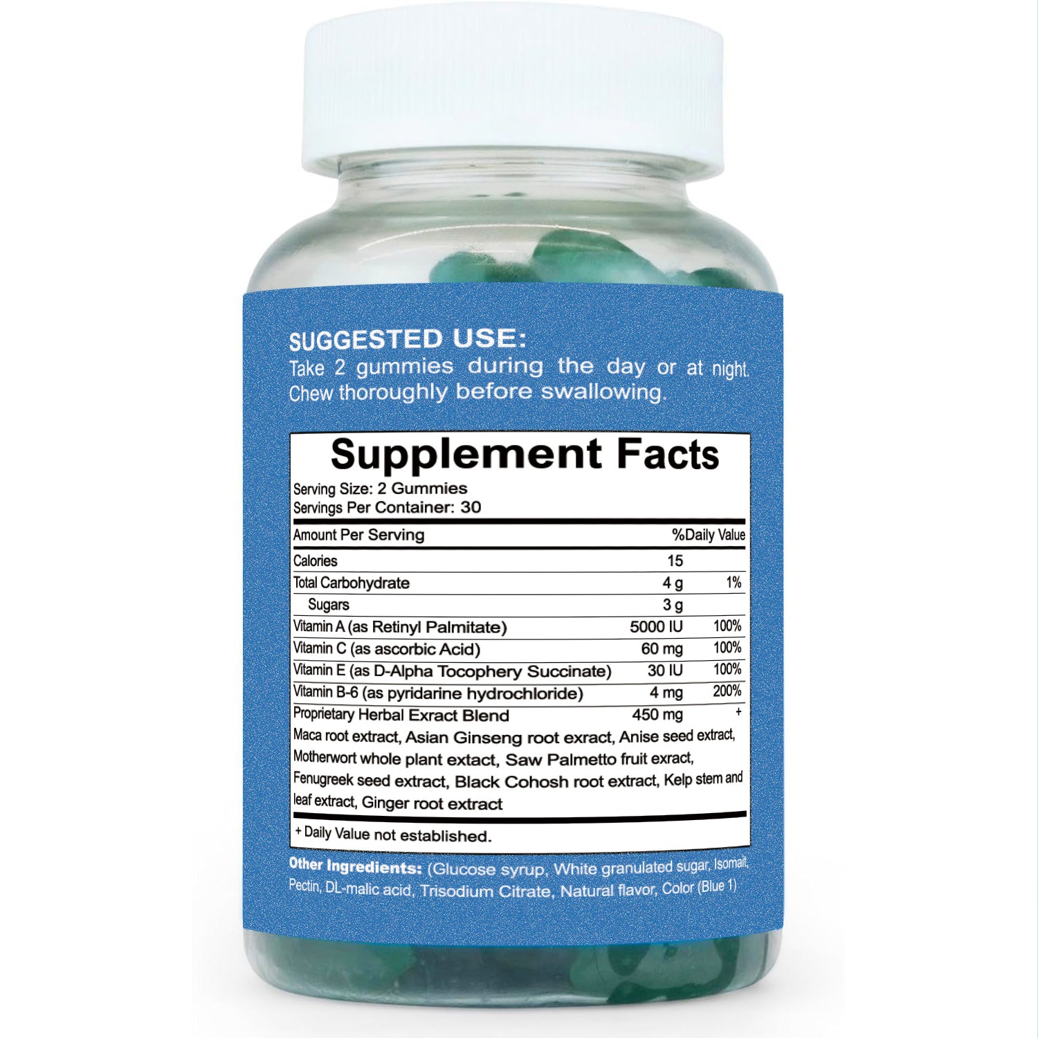 Peach Gains Gummies-Workout Aid -Women s Support Supplement-Berry Flavored-Essential Herbs -Multivitamins Dietary Fitness