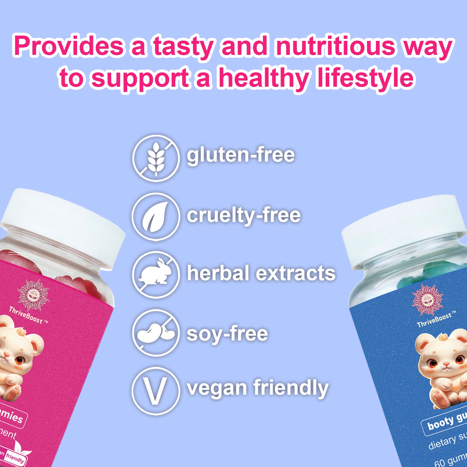 EOCUTE Gummies Combo Pack -TopSupport and Peach Gains Gummies-Workout Aid -Women s Support Supplement-Berry Flavored-Essential Herbs -Multivitamins Dietary Fitness