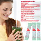 EOCUTE Super Greens Powder to Reduce Bloat, Digenstive Health for Women, Bloating Relief, Gut Health,Skin Care,Support Gut Health, Boost Immunity, Healthy Digestion for Women – Antioxidant Support – Chlorella – Watermelon Slush-30 packets