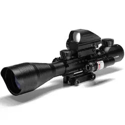 Spike Scope C4-16x50EG Dual Illuminated with 4 Reticle Red Dot Sight